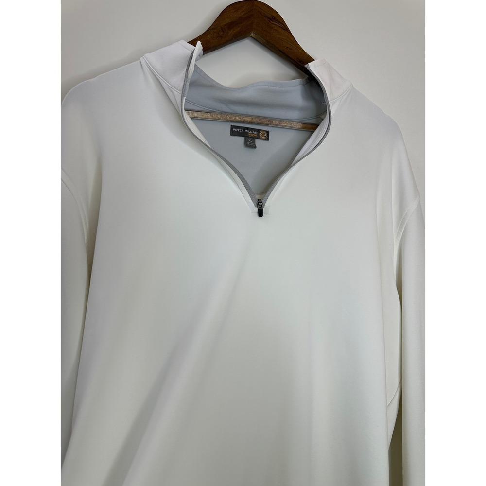 Peter Millar Quarter Zip Perth Performance Stretch Wicking Men's XL Pullover - Picture 4 of 15